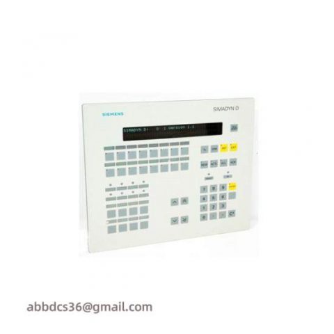 SIEMENS 6DD1670-0AF0 Operator Panel: Expert Control Solution