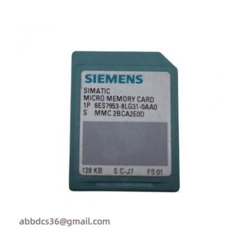 Siemens 6ES7 953-8LG31-0AA0 Micro Memory Card for Industrial Control Systems