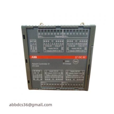 ABB 07DC92 GJR5252200R0101 Digital I/O Module, Industrial Automation Solutions