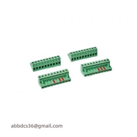 ABB 3HAB9715-1: Multipole Connector Set X1-X4, 10 Pole, Industrial Control Module