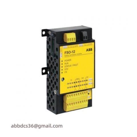 ABB FSO-12 Safety Function Module - Advanced Protection for Industrial Automation, 200 Characters or Less