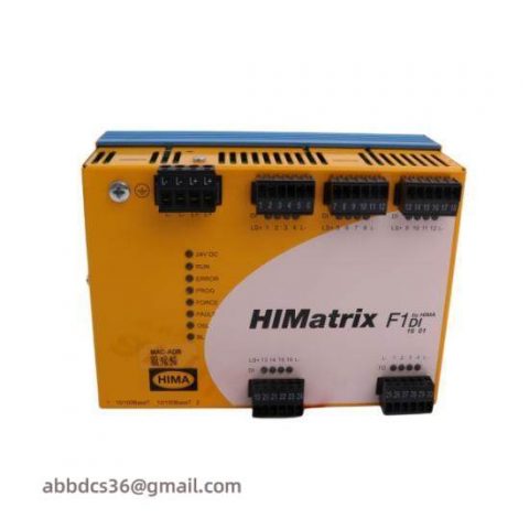 Hima F1 DI 16 01 Safety-Related Controller, Advanced Automation Solution