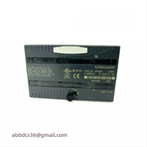 GE FANUC IC200ALG230F Analog Input Module: High Precision, Durable Industrial Solution