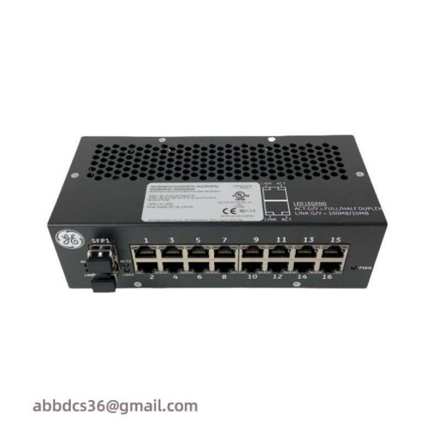 GE IS420ESWBH2A - Unmanaged Industrial Ethernet Switch for Mark VIe System