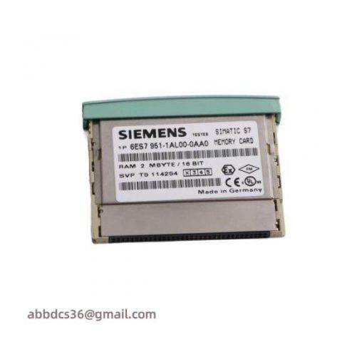 Siemens RAM Memory Card 6ES7951-1AL00-0AA0 for S7-400, Industrial Control Systems