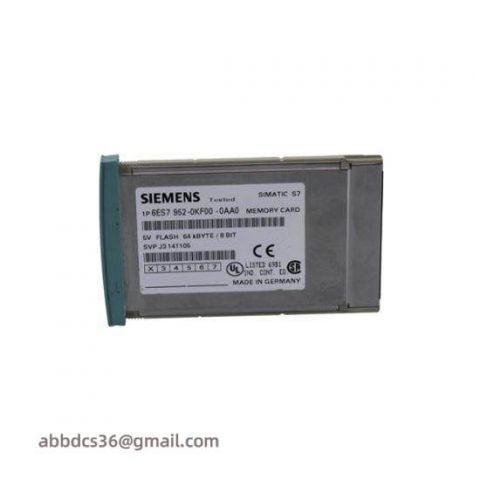 SIEMENS 6ES7952-0KF00-0AA0: Advanced Memory Card for Industrial Control Systems