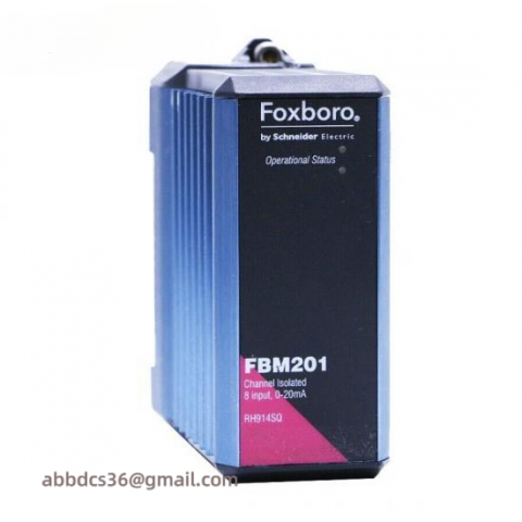 Foxboro FBM201 RH914SQ: Channel Isolated 8 Input Control Module